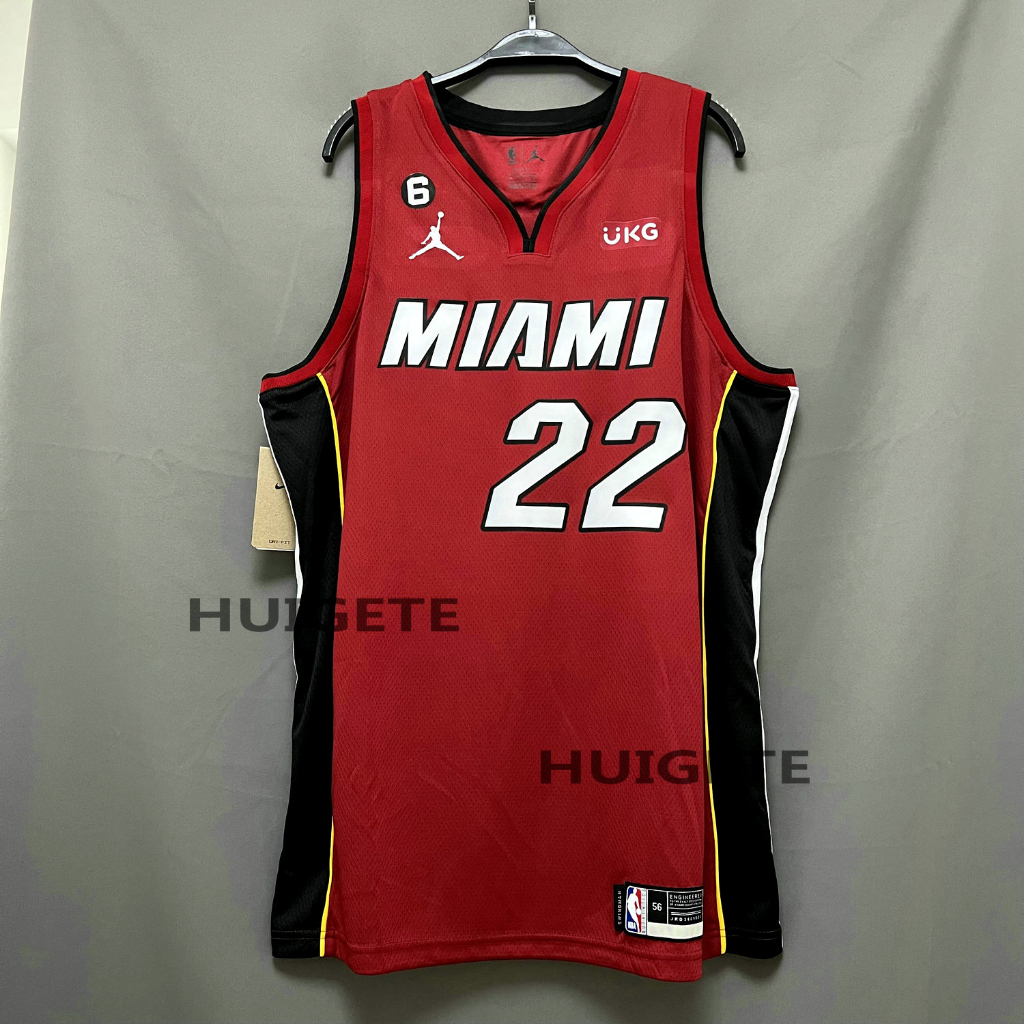 2022 23 New Original Nba Miami Heat 22 Jimmy Butler Jersey Statement Edition Red Swingman Heat 7070