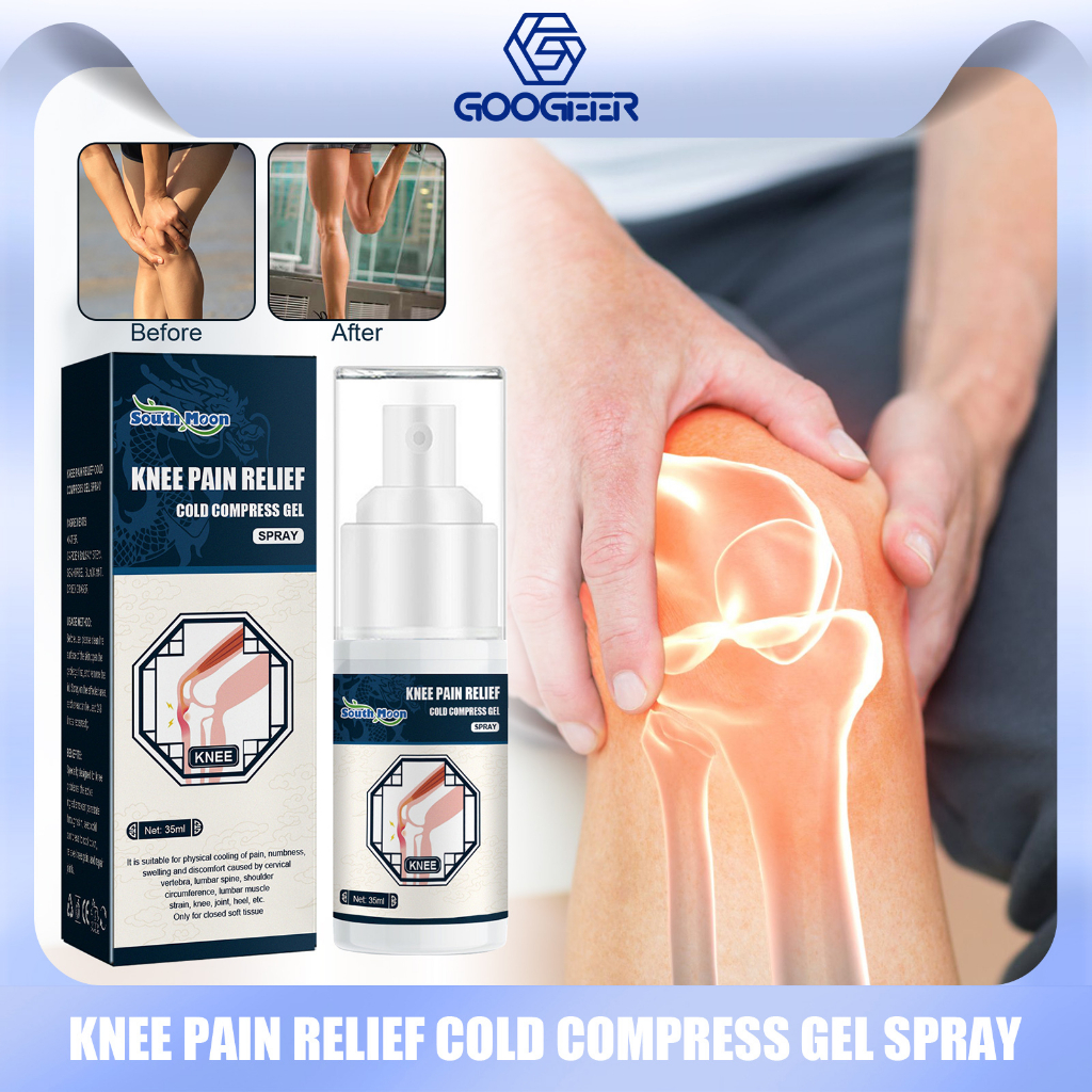 South Moon Knee Pain Relief Gel Spray Cold Compress Knee Joint Pain ...