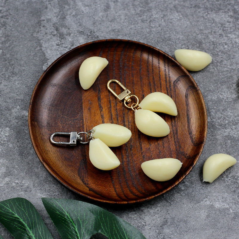 Creative Key Pendant Simulation Food With Model School Bag Funny Chain ...