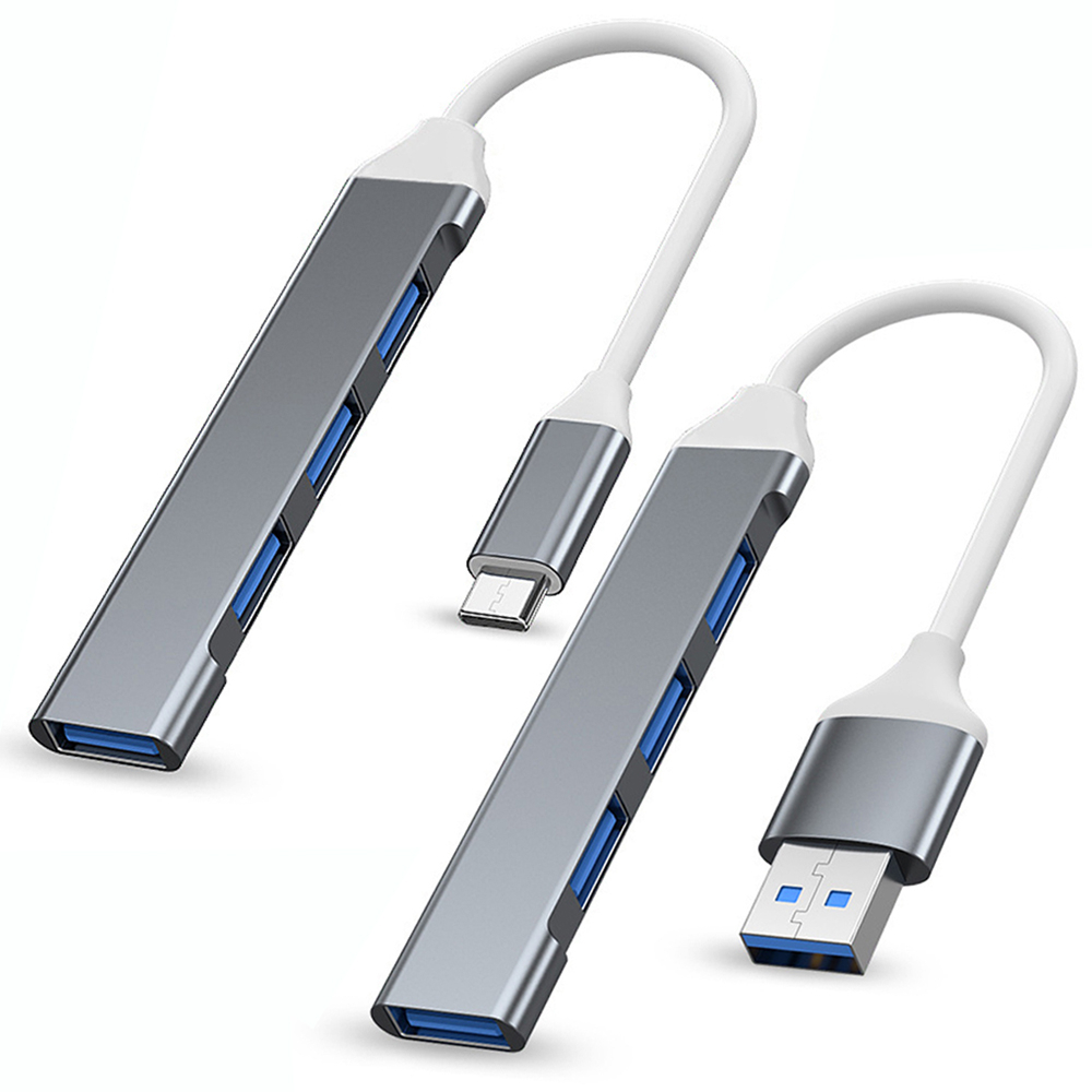 USB 3.0 Hub Type C 4 Ports High Speed Splitter Adapter Multi Expander
