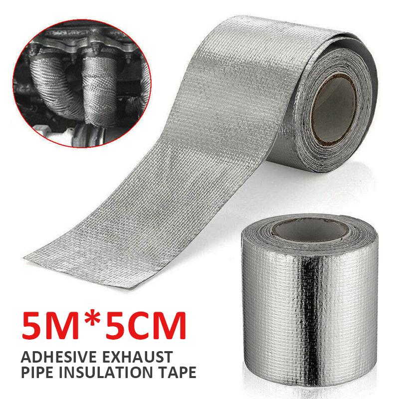 5M*5cm Exhaust Heat Wrap Manifold Downpipe High Temperature Bandage