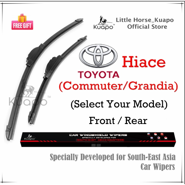 Toyota HIACE ( Commuter / Grandia ) Wiper Blade for 1992 to 2024 Hi Ace