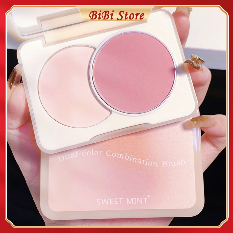 [BiBi] Special offer two-color blush swelling color blush purple blush ...