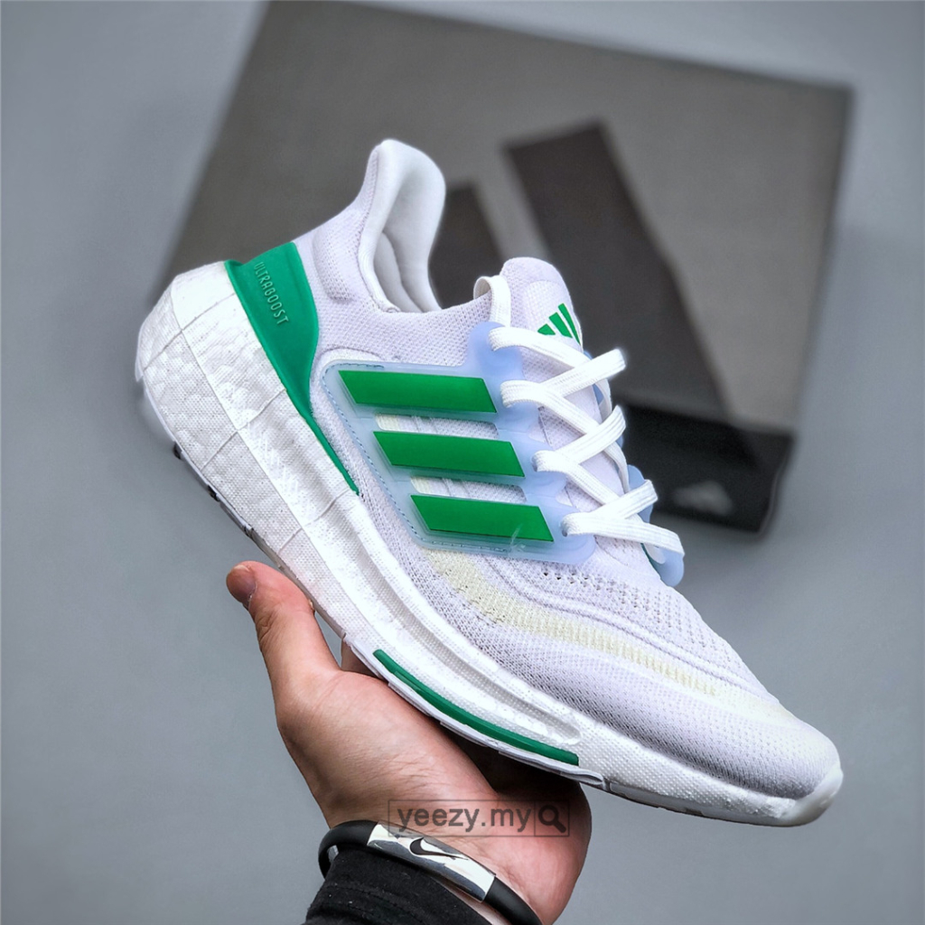 Adidas Ready stock premium Ad Ultra Boost Light 23 HQ6350 White Green ...