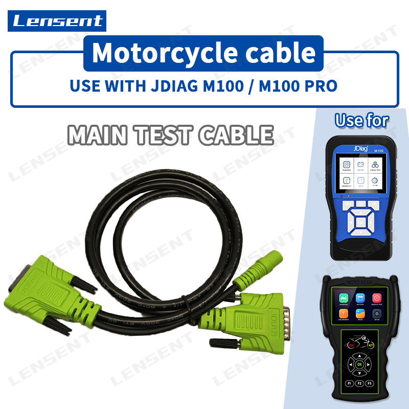 Lensent Jdiag M100 M100 Pro Main Test Cable Motorcycle Detector Dedicated Motorcycle Cable M200 3171