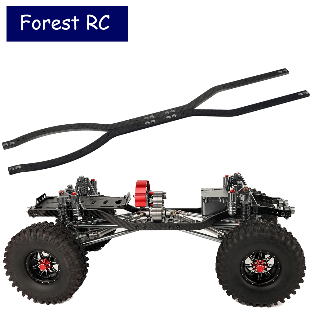 Forestrc Chassis Frame Rails Carbon Fiber Beams for Axial SCX10 I D90 ...