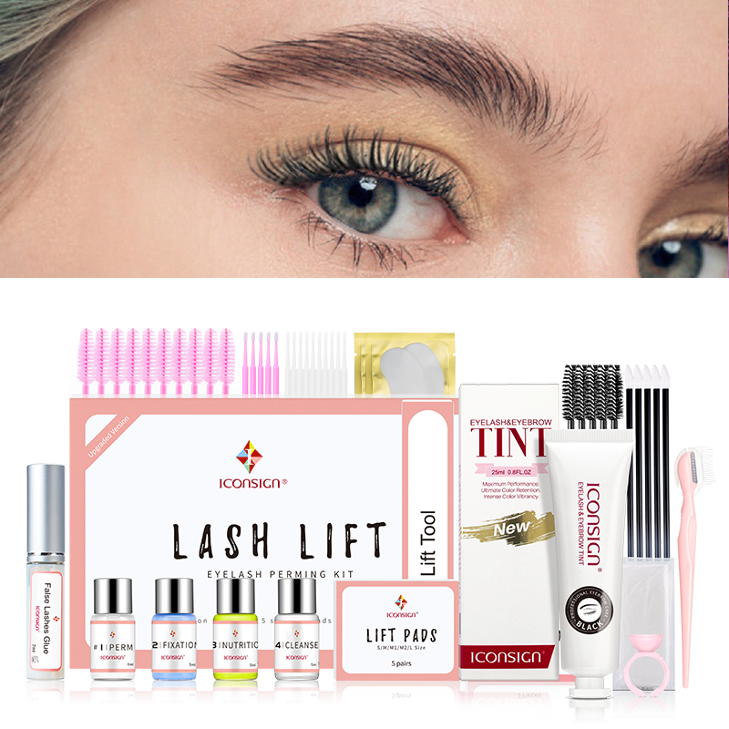 ICONSIGN Eyelash & Eyebrow Dye Tint – Permanent Black Color