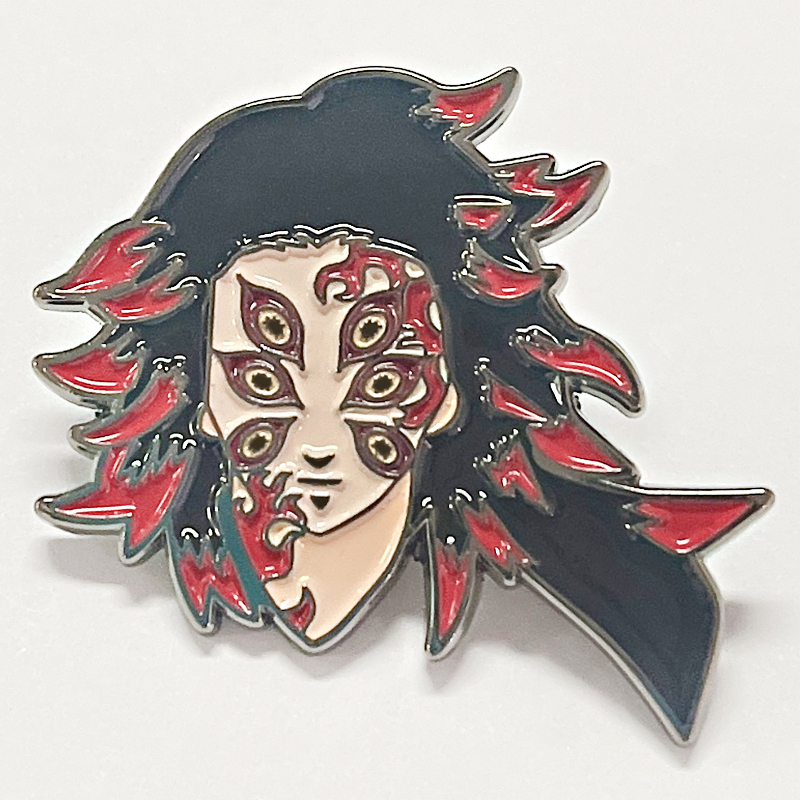 Kokushibo enamel pin Demon Slayer Kimetsu no Yaiba anime metal badge ...