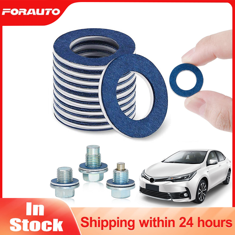 [Ready Stock] 10pcs Metal Automotive Toyota Oil Pan Drain Bolt Plug