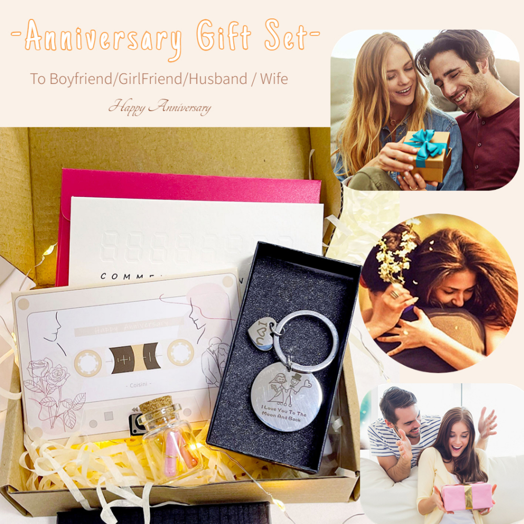 Happy Anniversary Gift Set Recording Voice Tape Gift Box Happy ...