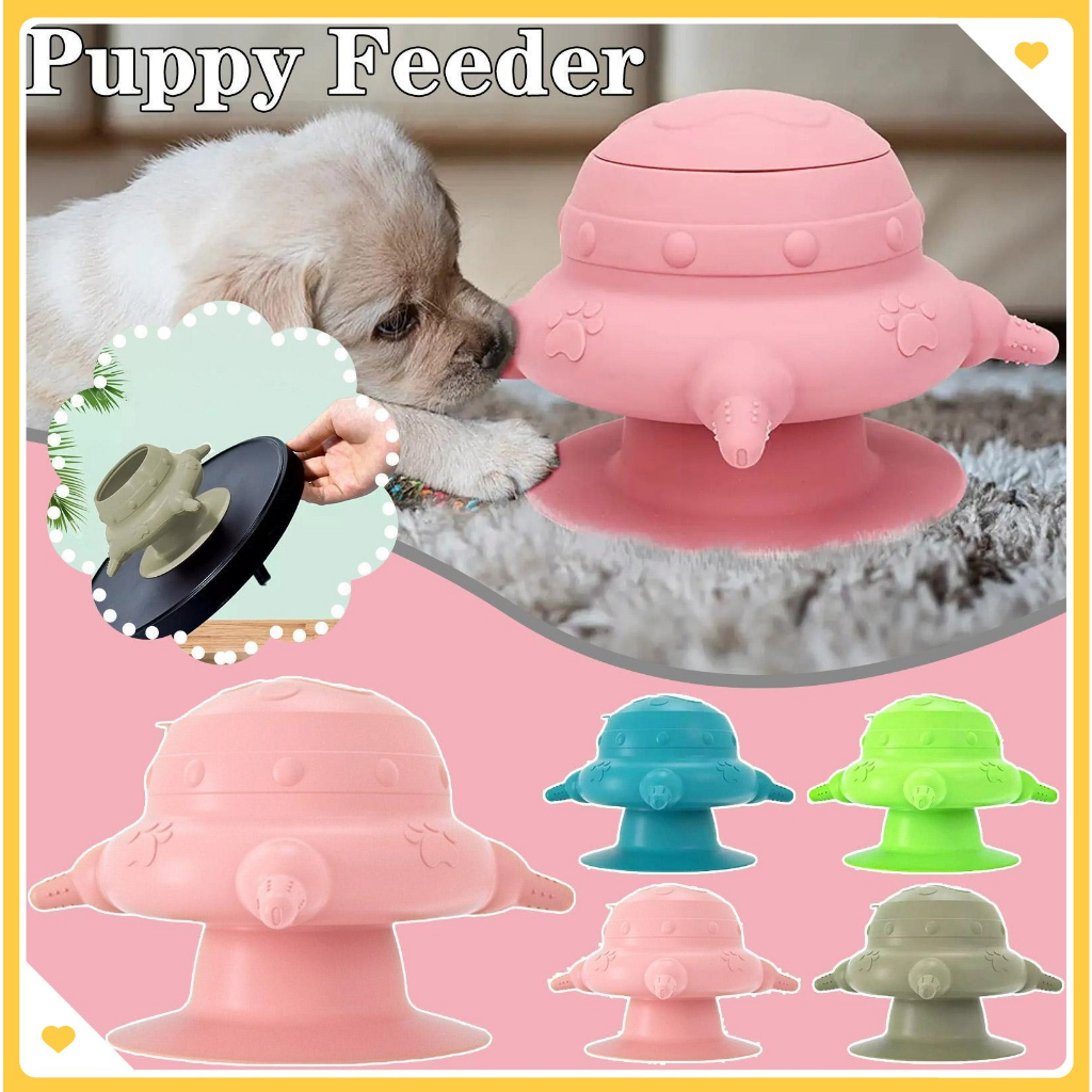 Dog Puppy Milk Bottle 200ml Capacity Bowl With 4 Silicone Nipples