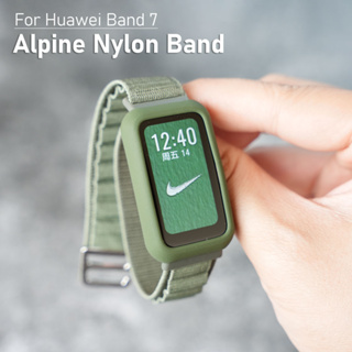 Nylon Braided Loop Band For Huawei Band 8/7 Adjustable Elastic Sports  bracelet wristband correa huawei