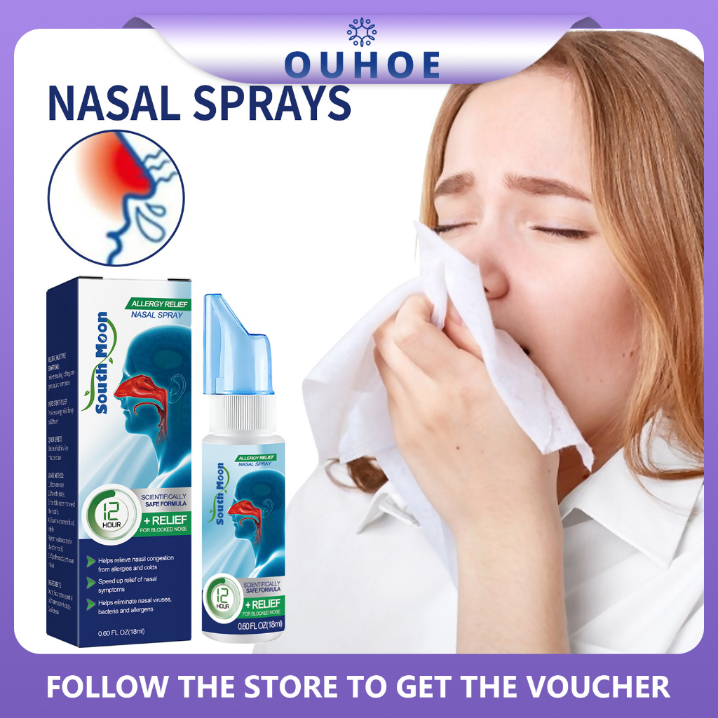Sinusitis Nasal Spray Treatment Allergic Rhinitis Cleaning Congestion