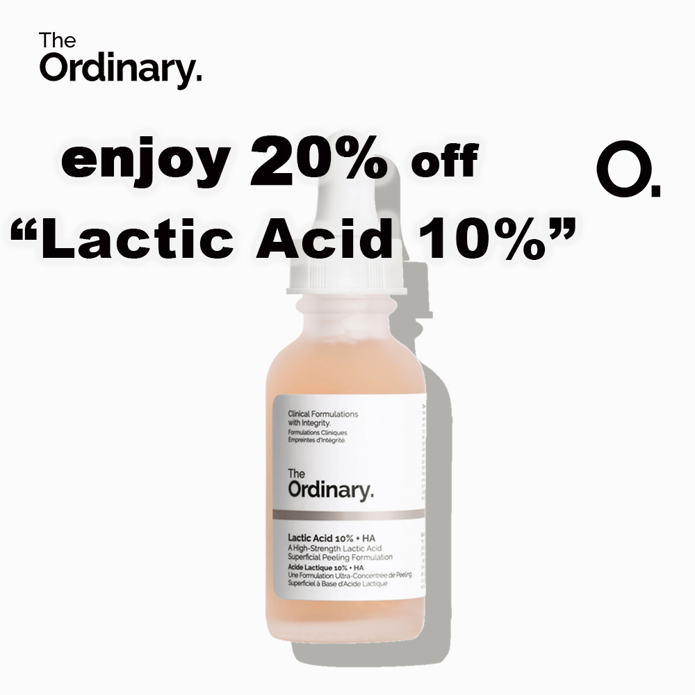 The Ordinary Lactic Acid 10 Ha Exfoliation Pigmentation