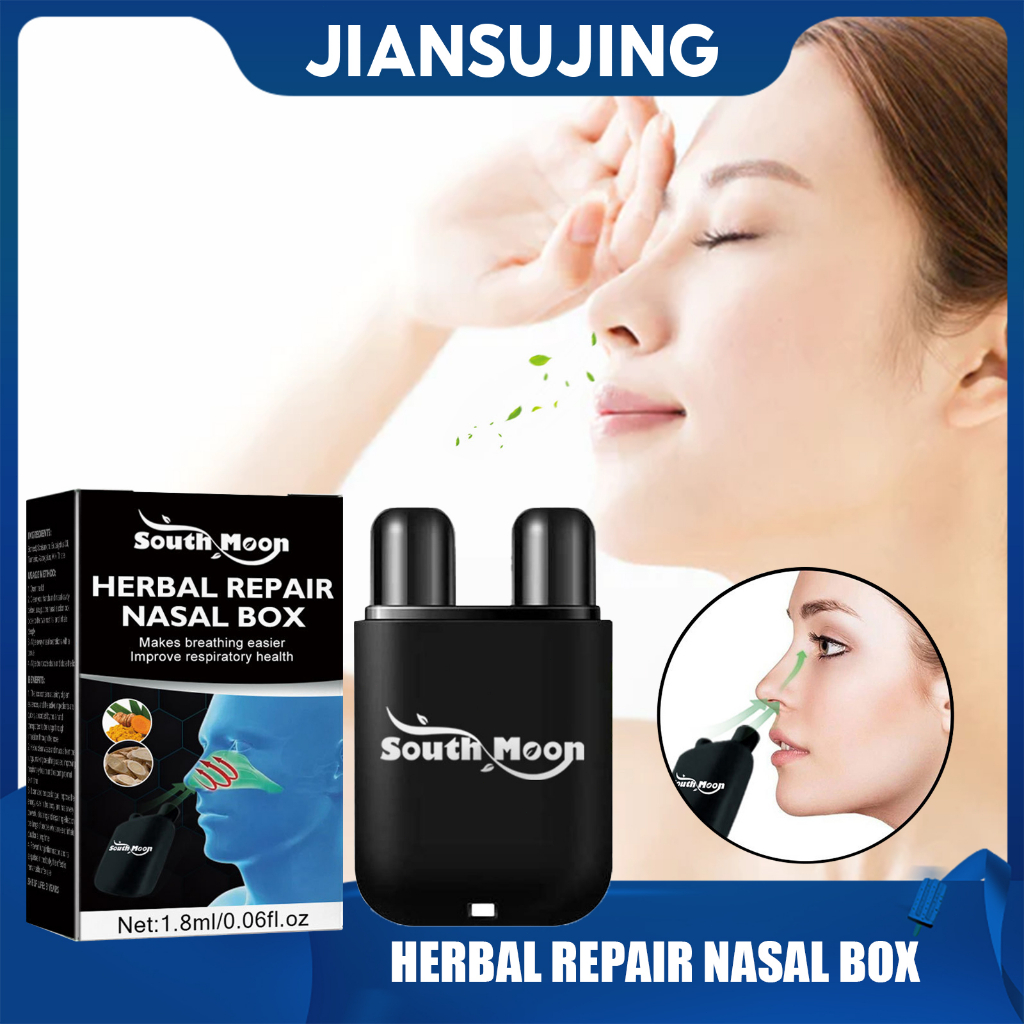 South Moon Herbal Repair Nose Aspiration Box Double nostril nasal ...