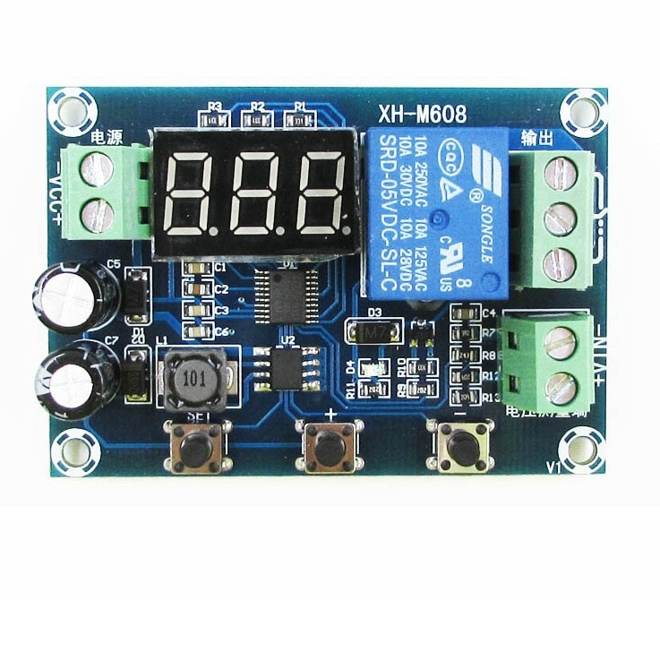 XH-M608 Battery Charging Module Meter Under Voltage Overvoltage ...
