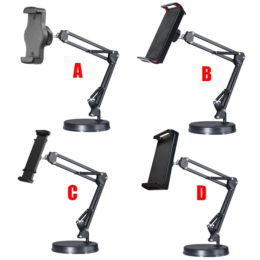 Tablet PC phone stand desktop metal lazy rack overhead live freeing ...