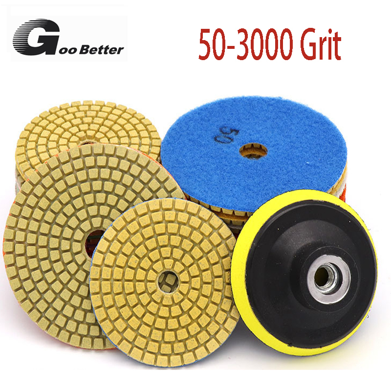 1pcs Diamond Polishing Pad 50 3000 Grit Buffing Pads Granite Stone