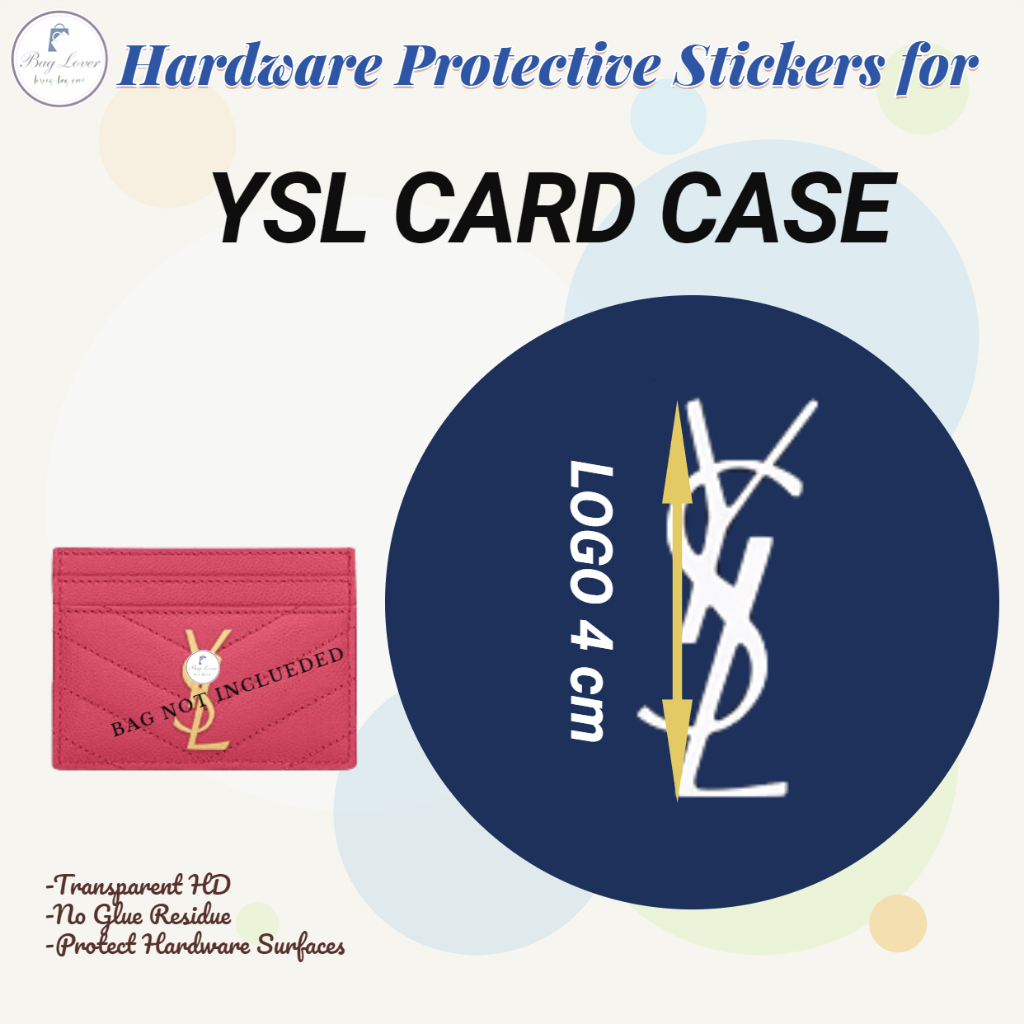 Bag Lover | Hardware Protection Sticker For Ysaint Laurent CARD CASE ...
