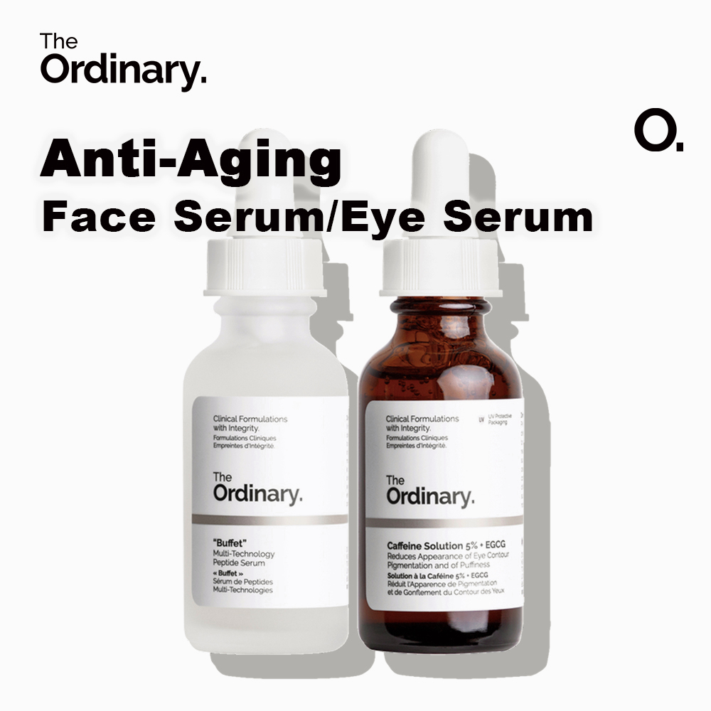 The Ordinary Anti-Aging CP Set - Caffeine Solution 5% + EGCG & “ Buffet ...