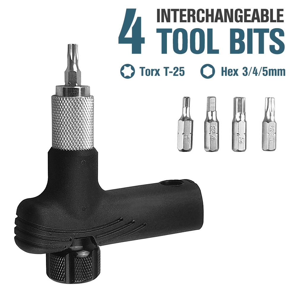 Adjustable Bike Torque Wrench 4/5/6Nm Torque T Wrench Portable Bicycle