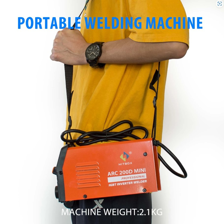 HITBOX ARC200D mini Welder 2 in 1 Lift TIG & MMA Portable IGBT Inverter