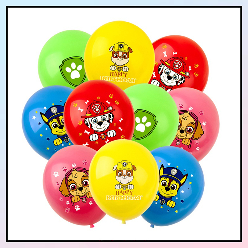 12inches Paw Patrol Balloons Latex Balloon Paw Patrol Toys Birthday