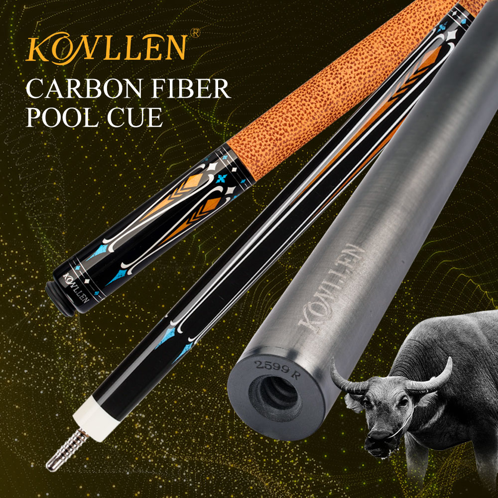 CROWN ME Carbon Fiber Pool Cue Stick, 12.5mm Tip Seychelles - View #7