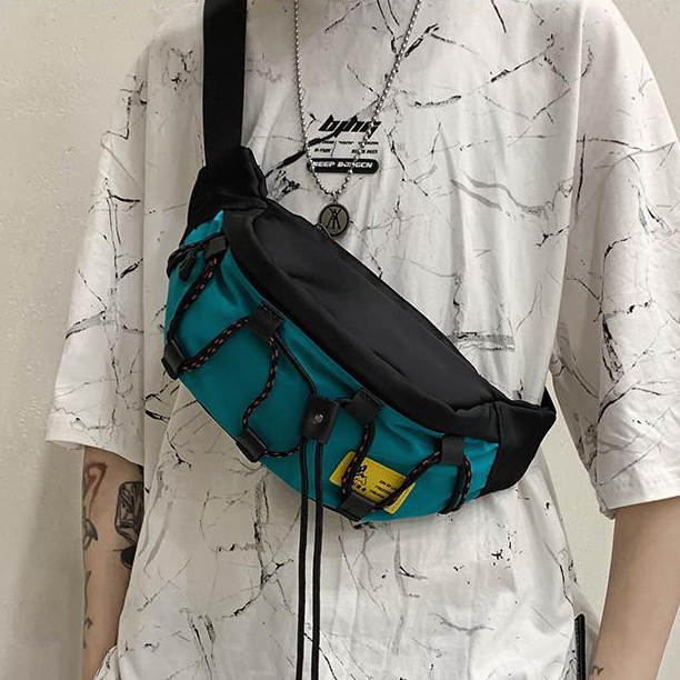 fashion new fanny pack waist bag belt bag chest bag for Men