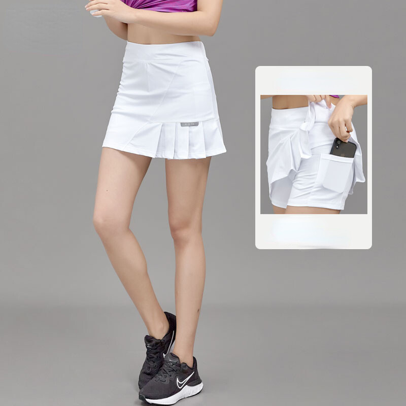 Women's Athletic Skort Pleated Tennis Skirt with Shorts Pockets for Golf  Running Workout