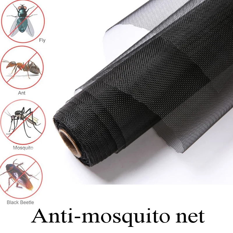 [BIG SALE] Black Fiberglass Netting Insect Screen Mosquito Net Fiber