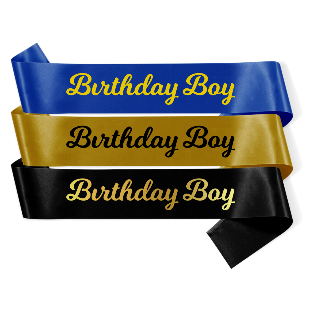 Birthday Boy Sash Birthday Party Accessory Decoration Party Favors Gifts For Boys Shopee