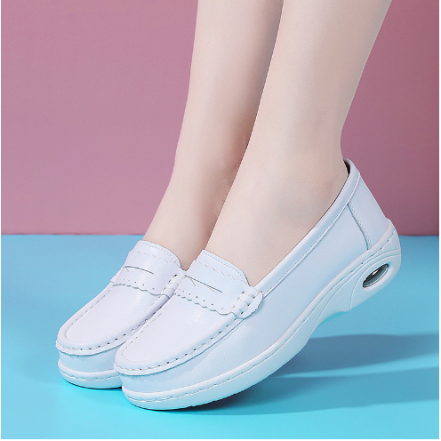 World Balance Easy Soft Claire Ladies White Shoes Nursing Student Shoes for  Women