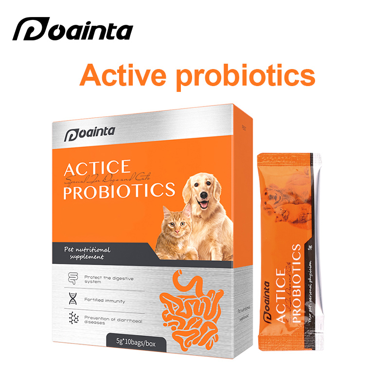 PUAINTA Pet Probiotic Supplements For Cat And Dog Relieves Vomiting And Regulates The Stomach