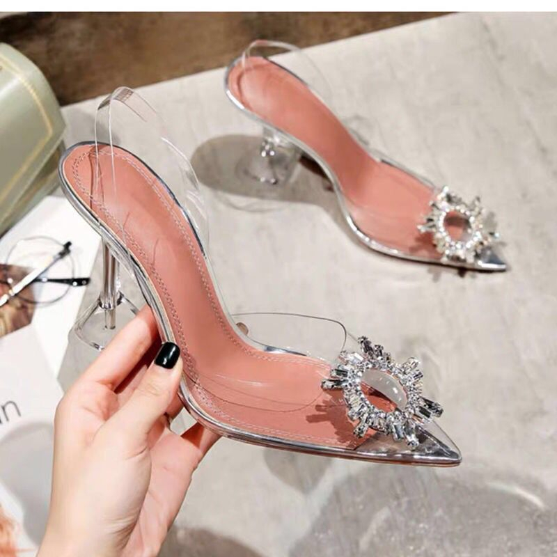 Plus size clear shoes on sale