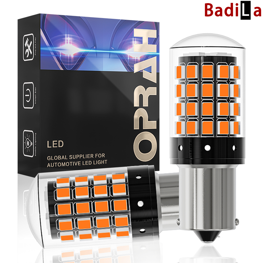 Lot De 2 Ampoules LED 1157 BAY15D - 6V, 56 LED 2835, Blanc 6000K Pour Feux Arrière/stop