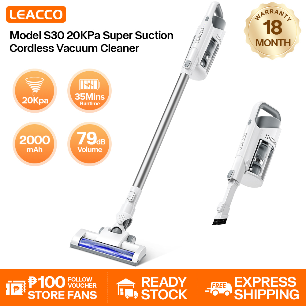 Leacco S30 Handheld Light Cordless Vacuum Cleaner 20,000 pa Self
