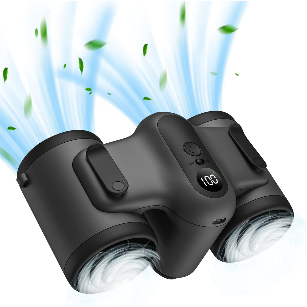 Portable Waist Clip Fan New Personal Belt & Outdoor Body Fan, 10000mAh