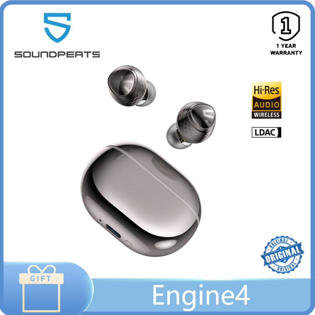 SoundPEATS Engine 4 Wireless Bluetooth Headset InEar High Sound