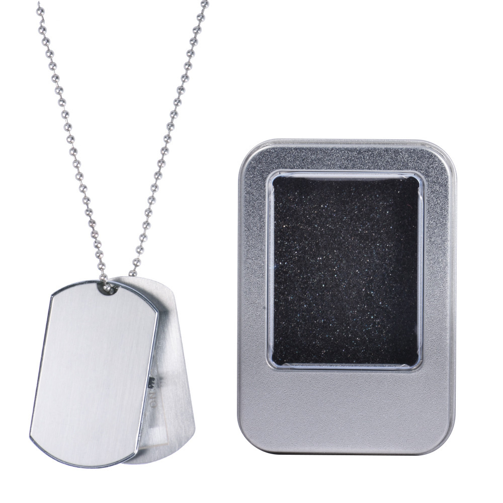 Necklace USB Flash Drives 64GB Metal Box Pen Drive 32GB Free Custom