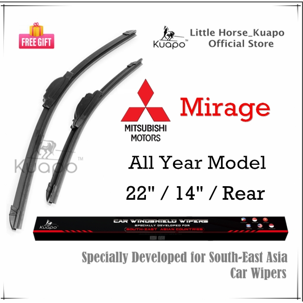 Mitsubishi Mirage Wiper Blade for All Year Model MITSU MIRAG Hatchback