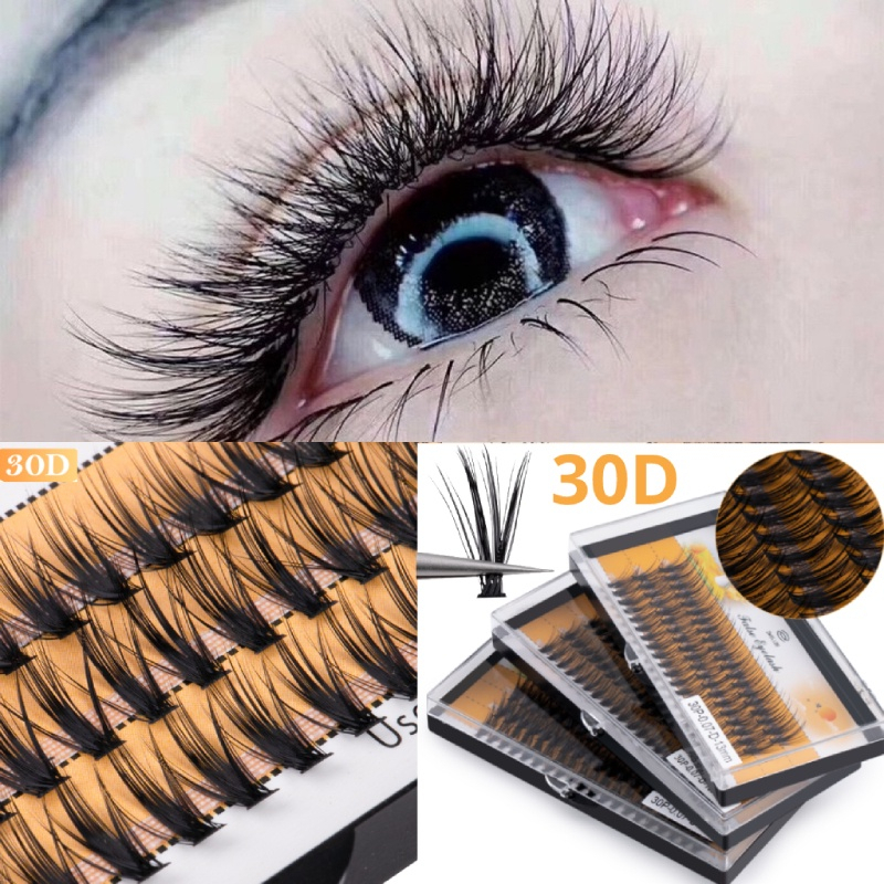 1 box 60 clusters 30D extension eyelashes, individual eyelashes