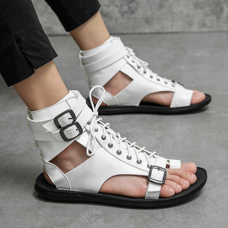 2023 Luxury Designer Brand Roman Sandals for Men Summer Men's Flat ...