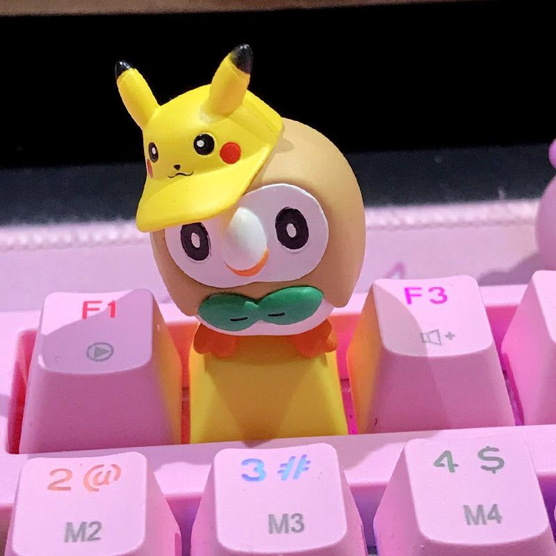 Personalized Keycap Pocket Monster Pokemon Pikachuib Translucent Pet ...
