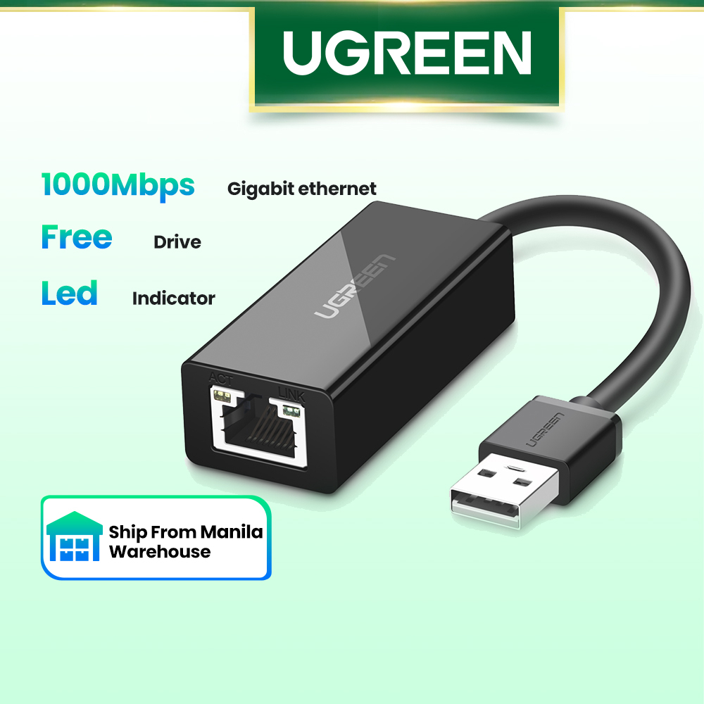 UGREEN USB 3.0 Adapter 1000Mbps Network Card to RJ45 Lan for