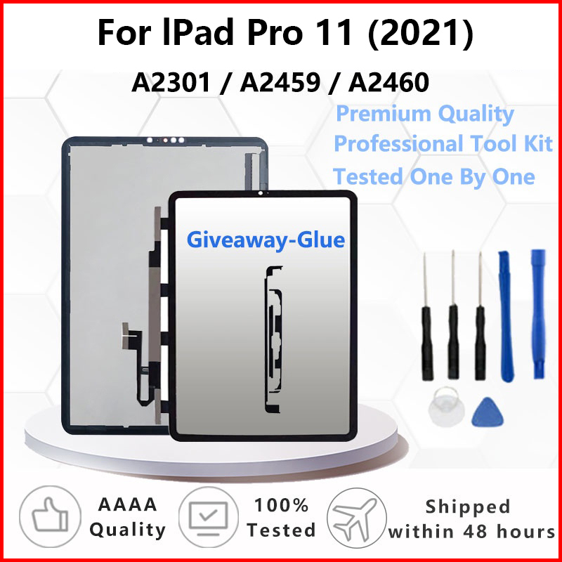 For iPad Pro 11 (2021) Touch Screen Digitizer Glass Panel & LCD Display ...