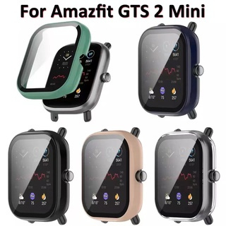3 Pack Case with Tempered Glass Screen Protector Compatible with Amazfit  GTS 4 Mini, Hard PC Protective Cover for Amazfit GTS 4Mini Smartwatch  Accessories 