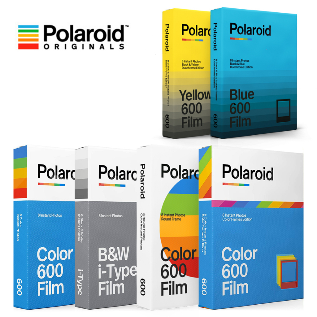 POLAROID Papel Fotografico B&W 600 Film Pack 8