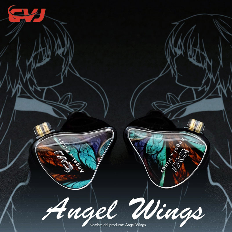 CVJ Angel Wing Ring IEM Earphones Iron Wired InEar HighQuality hifi
