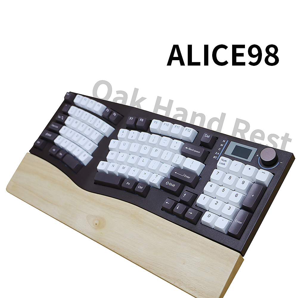 Feker Alice 98 Keyboard Oak walnut Hand Drag Shopee Philippines